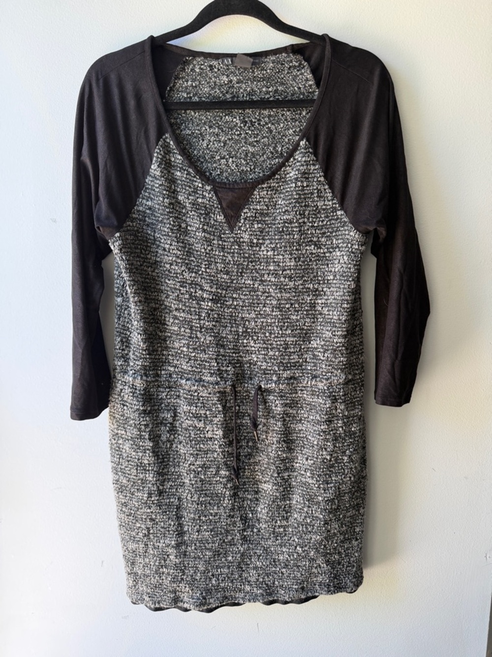 Mini Dress Vintage Armani Exchange  Black & Gray Size L